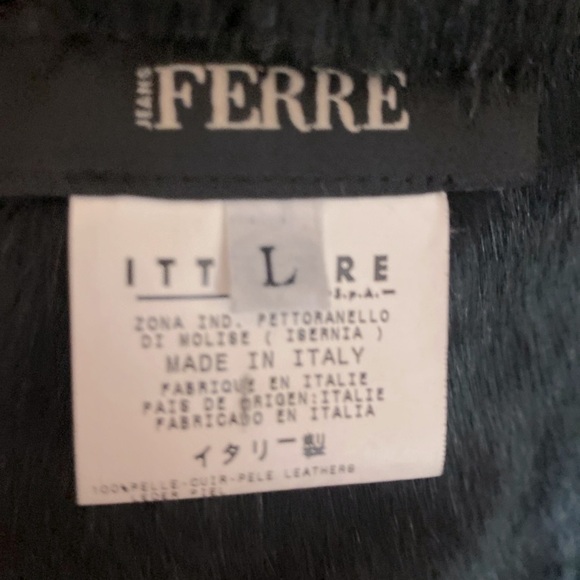 NWT Authentic Jeanferre leather coat ,One of a kind . Open to offers ty Vintage - Picture 5 of 5